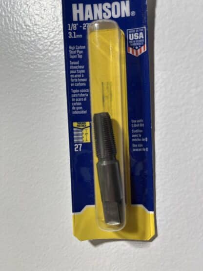 Irwin 1/8" High Carbon Steel Plug Tap - Image 4