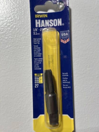 Irwin 1/8" High Carbon Steel Plug Tap - Image 5