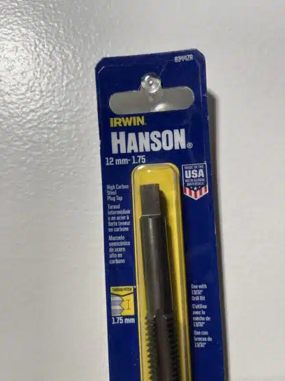 Irwin 12 mm High Carbon Steel Metric Plug Tap - Image 3