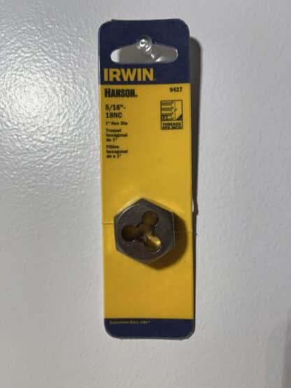 Irwin 5/16" Hexagon Die