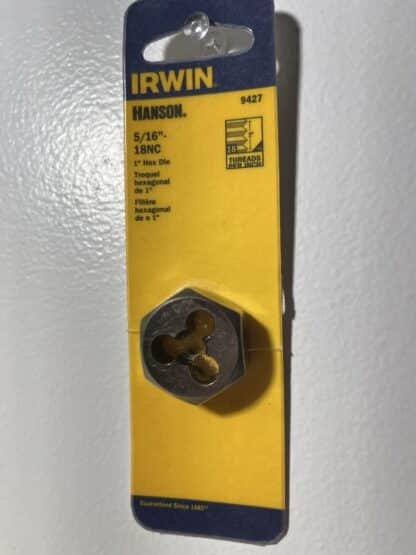 Irwin 5/16" Hexagon Die - Image 2