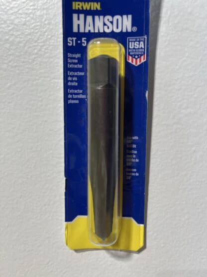Irwin Carbon Steel Straight Screw Extractor - Image 3