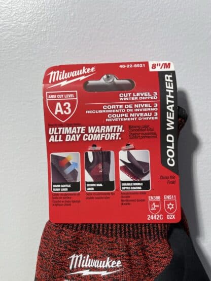 Milwaukee Level 3 Dipped Work Gloves - Image 4