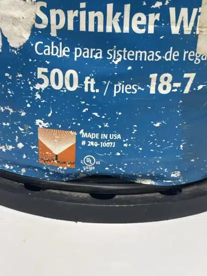 Cerrowire Sprinkler Wire 500 ft 18/7 Black Solid Copper - Image 3