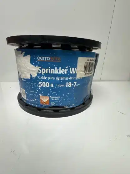 Cerrowire Sprinkler Wire 500 ft 18/7 Black Solid Copper - Image 5