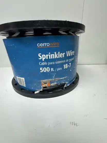Cerrowire Sprinkler Wire 500 ft 18/7 Black Solid Copper - Image 4