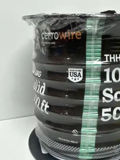 Cerrowire Green Solid Copper 500 ft.10 Gauge THHN Wire - Image 3