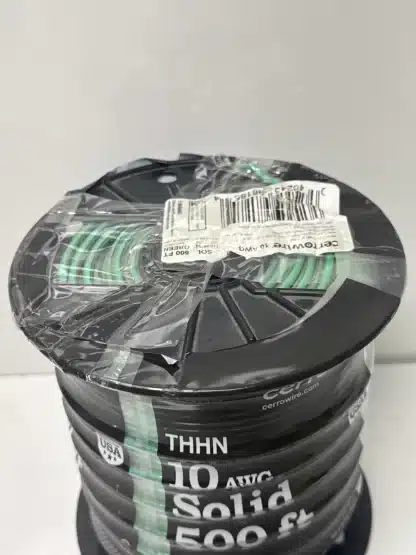 Cerrowire Green Solid Copper 500 ft.10 Gauge THHN Wire - Image 2