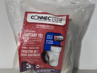 Charlotte Pipe 3" ConnecTite PVC DWV Sanitary Tee
