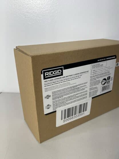 RIDGID 18V Lithium-Ion Starter Kit with (2) 4.0Ah Batteries, Charger, and Bag - Image 2