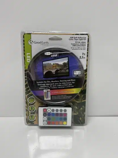 Good Earth USB Color Tape Light Kit 7'