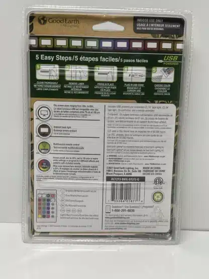 Good Earth USB Color Tape Light Kit 7' - Image 2