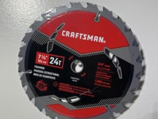 Craftmans CMAS372524 Circular Saw Blade 24T 7 1/4"