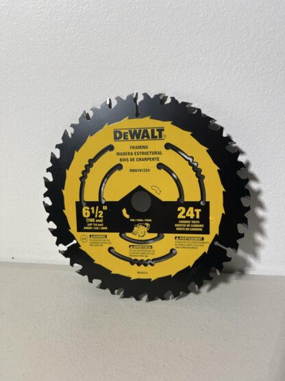 Dewalt DWA161224 Saw blade 24T 6-1/2" - Image 2