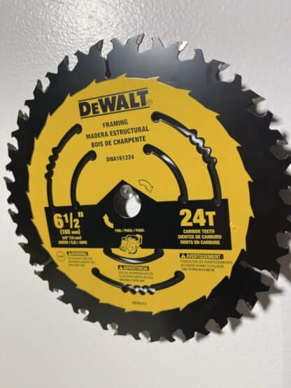 Dewalt DWA161224 Saw blade 24T 6-1/2" - Image 5