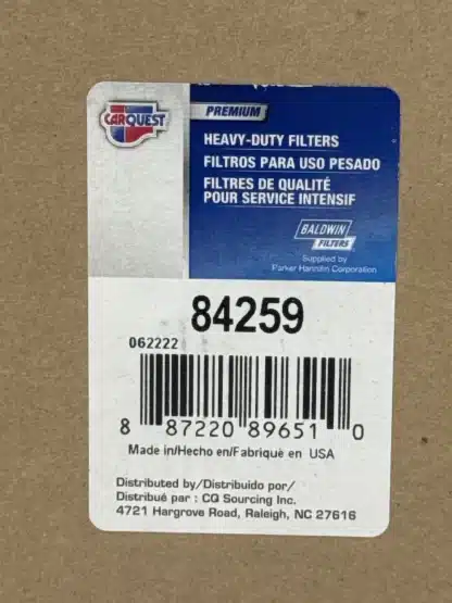 CarQuest 84259 Heavy Duty Oil Filter - Image 8